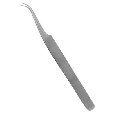 PINZA PUNTA CURVA PARA EXTENSIÓN DE PESTAÑAS KATAI