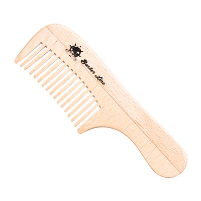 MADERA PEINE MANGO 10CM BARBA-BIGOTE
