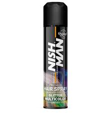 GLITTER HAIR SPRAY MULTICOLOR NISHMAN 150ml