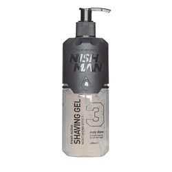 SHAVING GEL TRANSPARENTE Nº3 NISHMAN 400ml