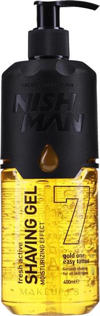 SHAVING GEL GOLD ONE Nº7 NISHMAN 400ml