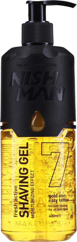 SHAVING GEL GOLD ONE Nº7 NISHMAN 400ml