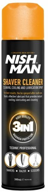 SHAVER CLEANER SPRAY 5 EN 1 NISHMAN 400ml
