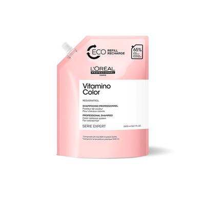 LOREAL CHAMPÚ VITAMINO COLOR 1500ML ECO REFILL RECHARGE