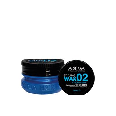 HAIR STYLING WAX 02 STRONG TURQUOISE 90ML AGIVA