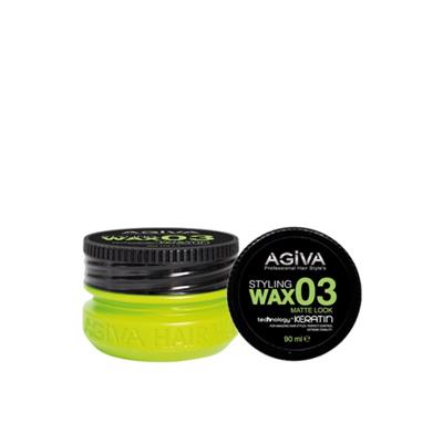 HAIR STYLING WAX 03 MAT LOOK GREEN 90ML AGIVA