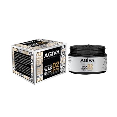 HAIRPIGMENT WAX 02 COLOR BLACK 120G AGIVA