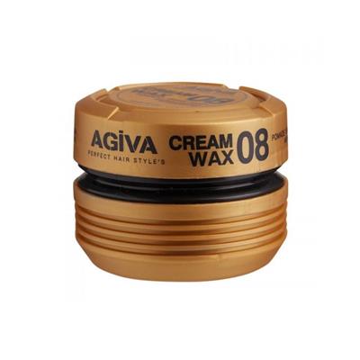 CREAM WAX 08 POMADE / SHINE FINISH MEDIUM CONTROL 175ML AGIVA