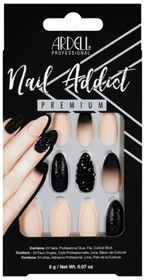 NAIL ADDICT BLACK STUD & PINK OMBRE ARDELL