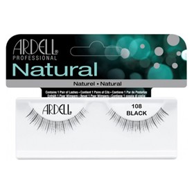 PESTAÑAS 108 DEMI BLACK CON ADHESIVO ARDELL