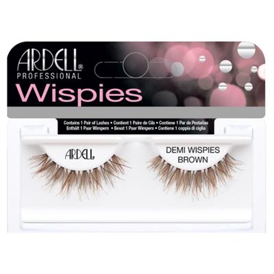 PESTAÑAS DEMI WISPIES MARRÓN CON ADHESIVO ARDELL