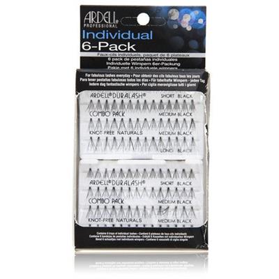 PESTAÑAS GRUPO S/NUDO 6 PACK NATURAL COMBO ARDELL