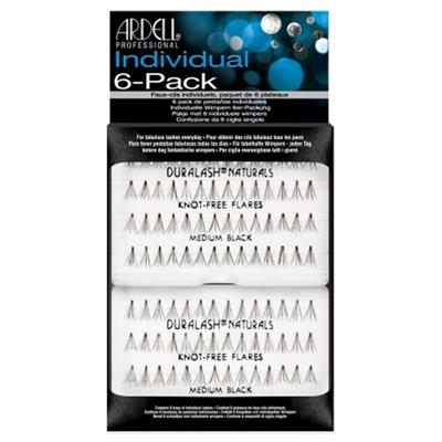 PESTAÑAS GRUPO S/NUDO 6 PACK NATURAL MEDIUM ARDELL