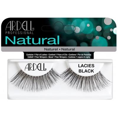 PESTAÑAS LACIES NEGRAS CON ADHESIVO ARDELL