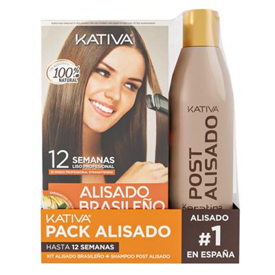 KIT ALISADO BRASILEÑO + CHAMPÚ POST 250ML KATIVA