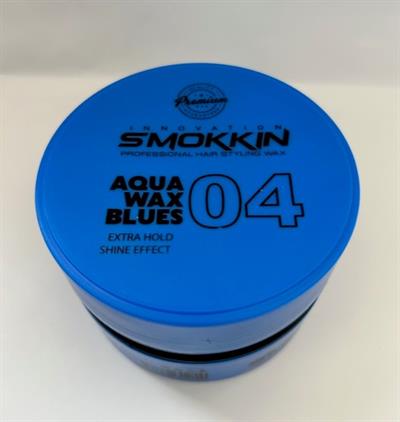 PREMIUM AQUA HAIR WAX BLUES-04 150ML SMOKKIN
