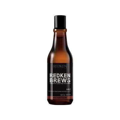 3-EN-1 CHAMPÚ REDKEN BREWS 300ML
