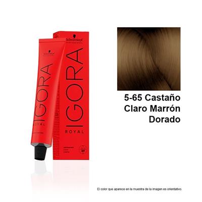 IGORA ROYAL 5-65 TINTE RUBIO OSCURO CHOCOLATE DORADO
