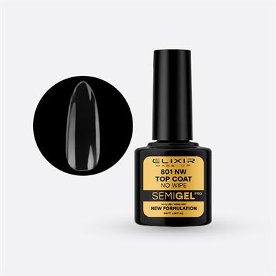 TOP COAT NO WIPE 8 ML Nº 801NW ELIXIR SEMI GEL