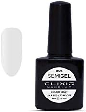 WHITE Nº 804 SEMI GEL COLOR 8 ML ELIXIR