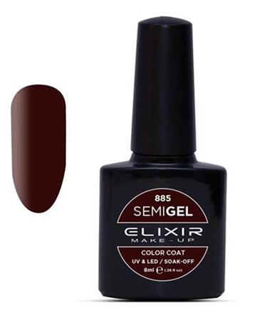 MERLOT SEMI GEL COLOR 8 ML ELIXIR Nº 885