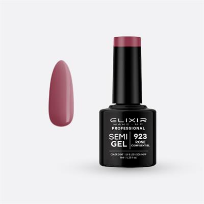 ROSE SEMI GEL COLOR 8 ML ELIXIR Nº 923