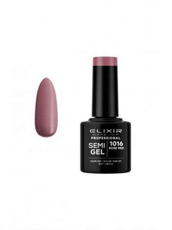SEMI GEL COLOR 8 ML ROSE RED Nº 1016 ELIXIR