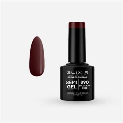 BULGARIAN ROSE SEMI GEL COLOR 8 ML ELIXIR Nº 890