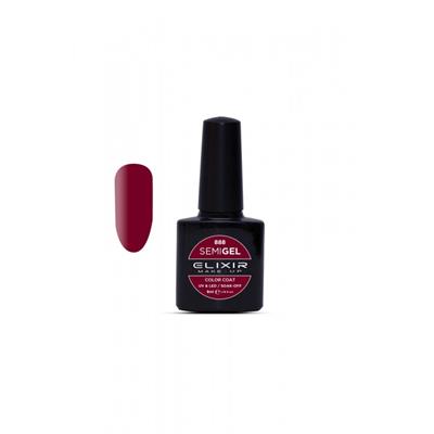 PLUM SEMI GEL COLOR 8 ML ELIXIR Nº 888