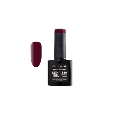 IMPERIAL PURPLE SEMI GEL COLOR 8 ML ELIXIR Nº 886