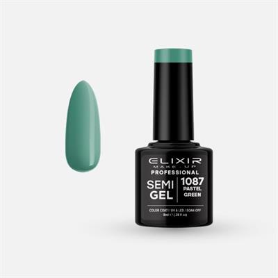 SEMI GEL COLOR 8 ML PASTEL GREEN Nº 1087 ELIXIR