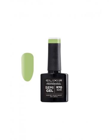 OLIVE SEMI GEL COLOR 8 ML ELIXIR Nº 970