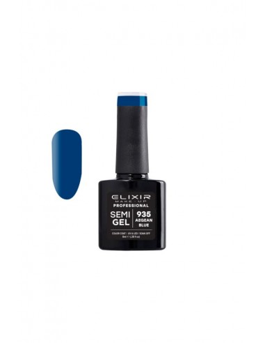 AEGEAN BLUE SEMI GEL COLOR 8 ML ELIXIR Nº 935
