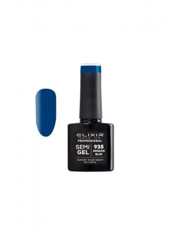 AEGEAN BLUE SEMI GEL COLOR 8 ML ELIXIR Nº 935
