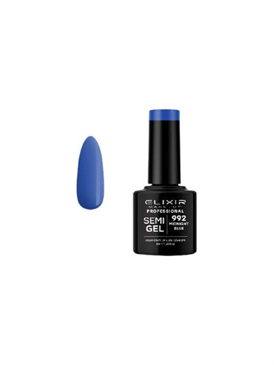 MIDNIGHT BLUE SEMI GEL COLOR 8 ML ELIXIR Nº 992