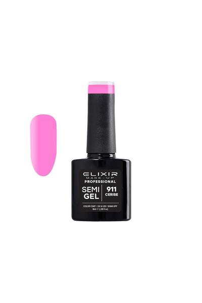 ROSE PINK SEMI GEL COLOR 8 ML ELIXIR Nº 911