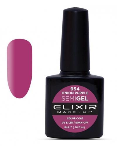 ONION PURPLE SEMI GEL COLOR 8 ML ELIXIR Nº 954