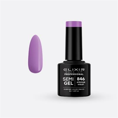 AFRICAN VIOLET SEMI GEL COLOR 8 ML ELIXIR Nº 846