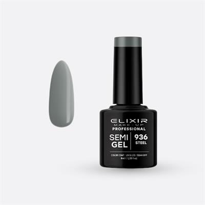 STEEL SEMI GEL COLOR 8 ML ELIXIR Nº 936