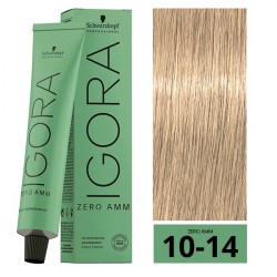 COLORACION PERMANENTE SIN AMONIACO IGORA ZERO AMM 10-14 60ML.