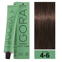 COLORACION PERMANENTE SIN AMONIACO IGORA ZERO AMM 4-6 60 ML.