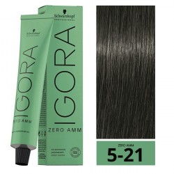 COLORACION PERMANENTE SIN AMONIACO IGORA ZERO AMM 5-21 60 ML.