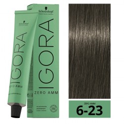 COLORACION PERMANENTE SIN AMONIACO IGORA ZERO AMM 6-23 60ML.