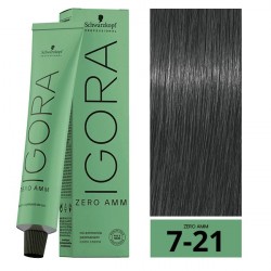 COLORACION PERMANENTE SIN AMONIACO IGORA ZERO AMM 7-21 60 ML