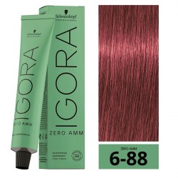 COLORACION PERMANENTE SIN AMONIACO IGORA ZERO AMM 6-88 60ML.