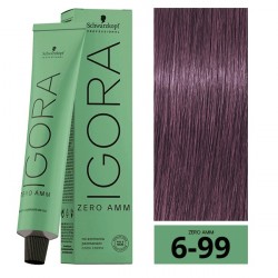 COLORACION PERMANENTE SIN AMONIACO IGORA ZERO AMM 6-99 60ML.