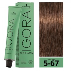 COLORACION PERMANENTE SIN AMONIACO IGORA ZERO AMM 5-67 60ML.