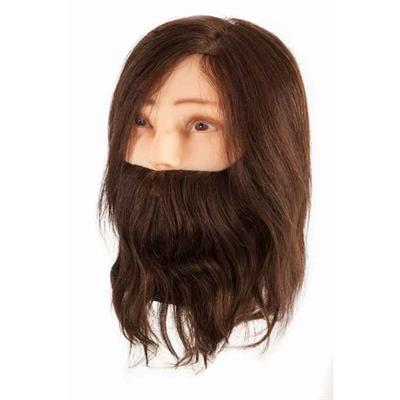 MANIQUÍ HOMBRE CON BARBA CABELLO NATURAL
