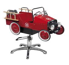 NIÑOS COCHE BOMBEROS ROJO SILLA