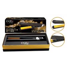 DE PELO DE CERÁMICA GOLD STYLER KERATINER STYLER PLANCHA